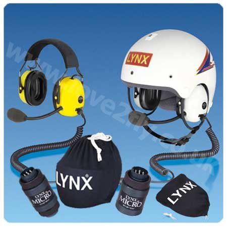 Lynx Avionics Add-on Headset & Helmet Package Lynx Avionics Add-on Headset & Helmet Package